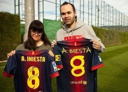 Iniesta bán áo đấu ủng hộ dân tị nạn