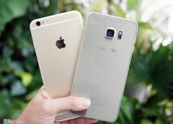 iPhone 6S Plus đọ dáng Samsung Galaxy S6 Edge Plus