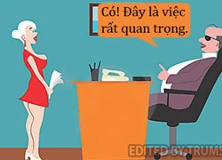 Khi nữ thư ký muốn giúp sếp