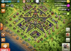 Khoe ảnh base độc, choáng với độ chịu chơi của game thủ COC Việt