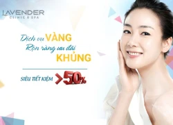 Lavender ưu đãi 50% dịch vụ nhân dịp 20/10