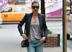 Mix đồ xuống phố ngày lạnh đẹp như Miranda Kerr