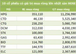 Ngày 19/10: Khôi ngoại gom HPG, bán mạnh HSG