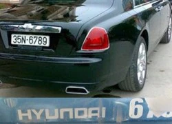 Rolls-Royce 17 tỷ tại Ninh Bình "ắn cắp" biến số ôtô tải