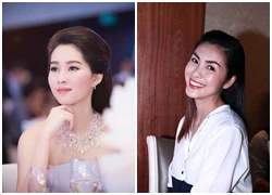 Sao Việt chuộng mốt make up 'da phủ sương'