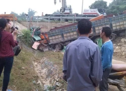 Tai nạn ở cao tốc Hà Nội - Lào Cai: Xe tải nát bét, 1 người tử vong