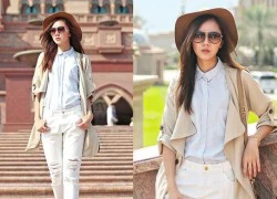 Thời trang thu sành điệu của fashionista châu Á