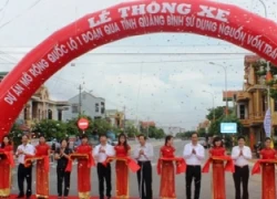 Thông xe dự án mở rộng quốc lộ 1A đoạn qua tỉnh Quảng Bình