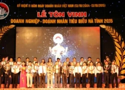 Tôn vinh 66 doanh nghiệp, doanh nhân tiêu biểu năm 2015