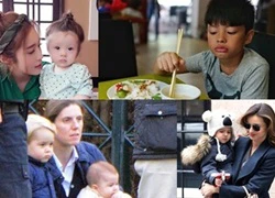 Vẻ ủ dột như "bánh bao chiều" siêu đáng yêu của các nhóc tì sao