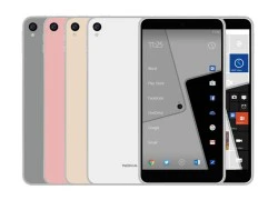 Ảnh Nokia C1 dáng phẳng, nhiều màu sắc