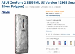 Asus phát hành phiên bản đặc biệt của Zenfone 2 giá 399 USD