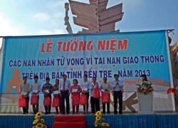 Bến Tre tưởng niệm các nạn nhân tử vong vì tai nạn giao thông