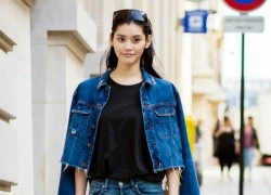 Biến tấu tuyệt đẹp cho denim jacket ngày lạnh