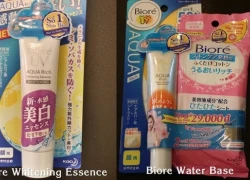 Bộ đôi kem chống nắng Biore UV Aqua Rich: Watery Mousse và Whitening Essence Phép màu từ drugstore Nhật Bản