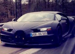 Bugatti Chiron lộ thêm ảnh phần đầu