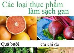 Các thực phẩm làm sạch gan cho da trắng mịn, hết mụn