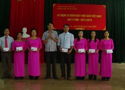 CĐ Trường tiếu học Kim Bình (Tuyên Quang): Khen thưởng 6 giáo viên có thành tích xuất sắc