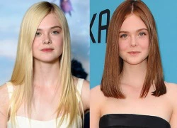 'Công chúa' Elle Fanning độn tuổi khi đổi tóc nâu trầm