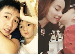 Cường Đôla, Hà Hồ thi nhau khoe ảnh bên con trai sau loạt scandal tình cảm