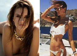 'Gái 2 con' Alessandra Ambrosio khỏa thân khoe dáng nuột nà