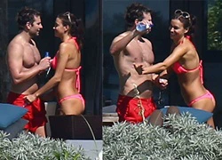 Irina Shayk nóng bỏng quấn quýt tài tử Bradley Cooper