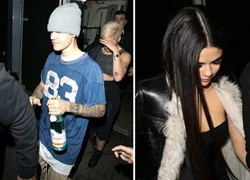 Justin Bieber không tái hợp Selena Gomez, rời tiệc cùng người đẹp tóc vàng