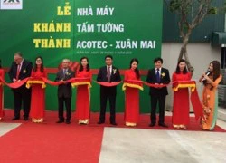 Khánh thành Nhà máy tấm tường Acotex Xuân Mai