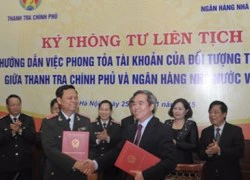 Ký Thông tư liên tịch về việc phong tỏa tài sản