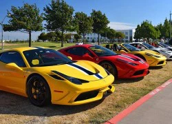 "Lác mắt" trước hàng trăm siêu xe Ferrari xịn nhất Thế giới