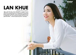 Lan Khuê mang sách ảnh đến cuộc thi Miss World