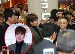 Lee Min Ho tươi rói xuất hiện giữa &#8216;rừng fan&#8217; bao vây