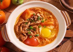 [Chế biến] - Mì bò trứng thơm ngon, bổ dưỡng