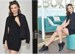 Miranda Kerr khoe đôi chân trắng nuột nà với váy ngắn