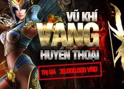 MU Huyền Thoại: Bộ vũ khí vàng ròng đã đến tay game thủ