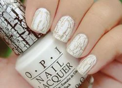 Nail nghệ thuật với sơn nứt