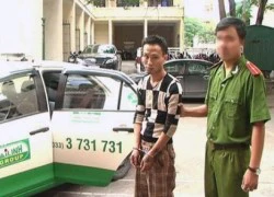 Nam thanh niên dùng dao cướp taxi