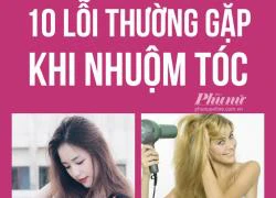 Những lỗi thường gặp khi nhuộm tóc