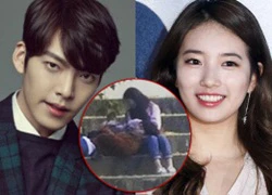 Rò rỉ ảnh Kim Woo Bin nằm lên đùi Suzy ở trường đại học