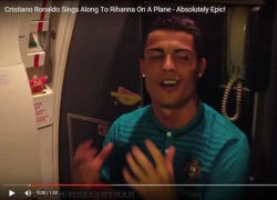 Ronaldo khoe giọng ca khủng