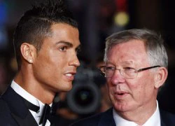 Ronaldo tái ngộ Mourinho, Ancelotti và Sir Alex trên thảm đỏ