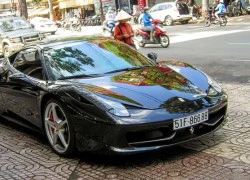 Siêu xe Ferrari 458 Italia biển số đẹp ở Sài Gòn