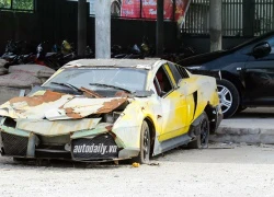 'Siêu xe' Lamborghini tự chế của thợ Việt thành đống sắt vụn