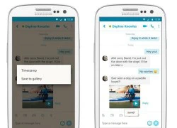 Skype trên Android hỗ trợ lưu tin nhắn dạng video