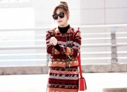 Style sân bay của cô nàng mắt cười đẹp nhất Kpop