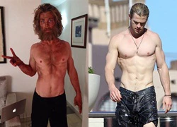 Tài tử Chris Hemsworth giảm cân, hốc hác kinh ngạc