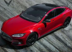 Tesla Model S độ "full đỏ, đen" cực độc của Vilner