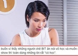 Thùy Minh nói gì sau khi bị chỉ trích là vô học?