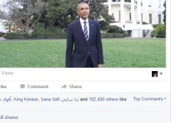 Tổng thống Obama tạo trang Facebook thu hút hàng trăm nghìn "like"