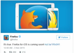 Trình duyệt Firefox sắp chính thức lên iPhone